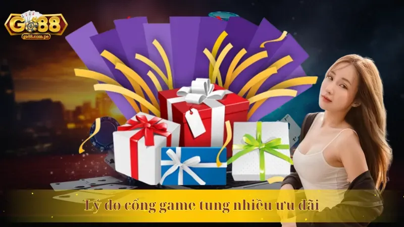 Biểu tượng quà tặng và dòng chữ 